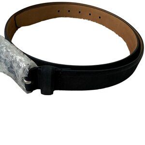 Cole Haan genuine leather men's belt black color‎ size 40/100 buckle closure new